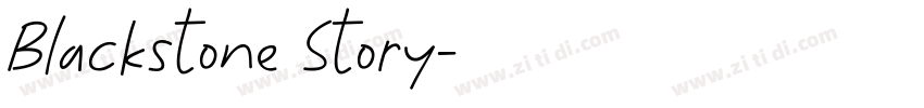 Blackstone Story字体转换